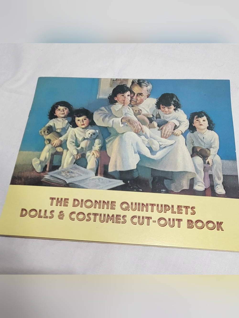 Merrimack Dionne Quintuplets Paper Doll Book Uncut Sheets 1984 Vintage